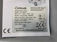 Kremer - kr7300 - hogedrukreiniger heetwater dieselgestookt - 2024 - afbeelding 10 van  15