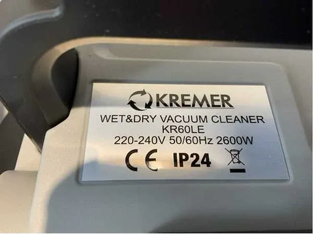 Kremer kr60l-le industriële stofzuiger - afbeelding 4 van  13