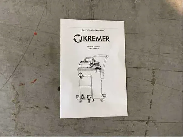 Kremer kr60l-le industriële stofzuiger - afbeelding 11 van  13