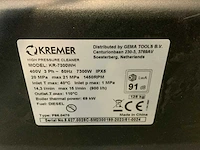 Kremer kw-7300wh diesel hogedrukreiniger koud warm - afbeelding 8 van  8