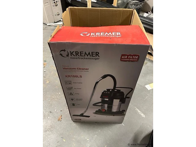 Kremer vacuum cleaner kr100ls - afbeelding 4 van  4