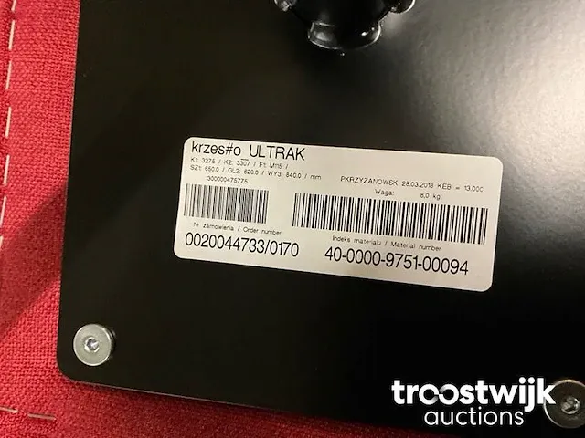Kreszo ultra draaibare design stoel - afbeelding 4 van  4