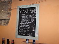 Krijtbord. afmeting 65 x 90 cm. - afbeelding 2 van  2