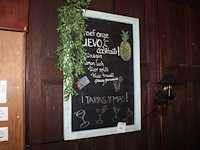 Krijtbord. afmeting 65 x 90 cm. - afbeelding 1 van  2