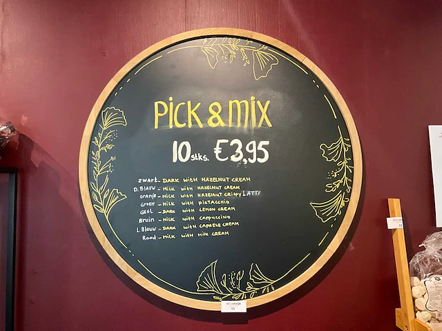 Krijtbord en spiegels. - afbeelding 1 van  2