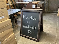 Krijtstoepbord - afbeelding 1 van  3