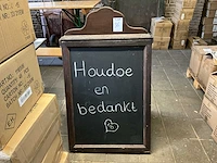 Krijtstoepbord - afbeelding 2 van  3