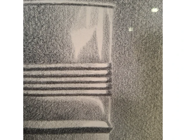 Krijttekening, s.m. bom, scheepshuid, 1982 - afbeelding 3 van  9