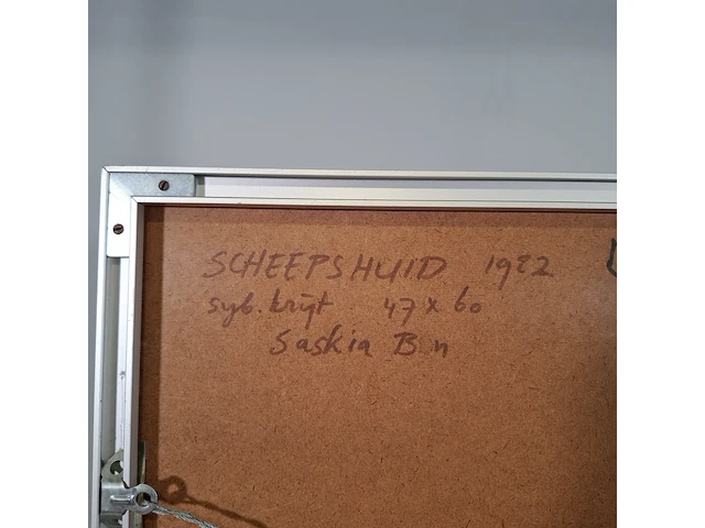 Krijttekening, s.m. bom, scheepshuid, 1982 - afbeelding 8 van  9