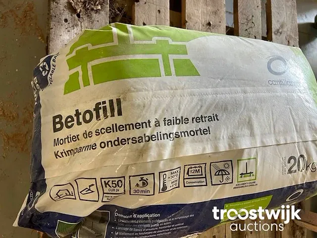 Krimparme ondersabelingsmortel 20kg - afbeelding 2 van  2