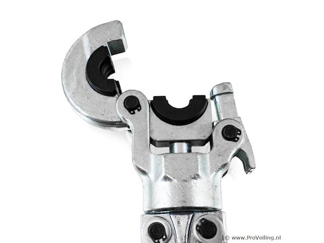 Krimptang hydraulisch 4-delig incl. koffer & toebehoren - afbeelding 5 van  6