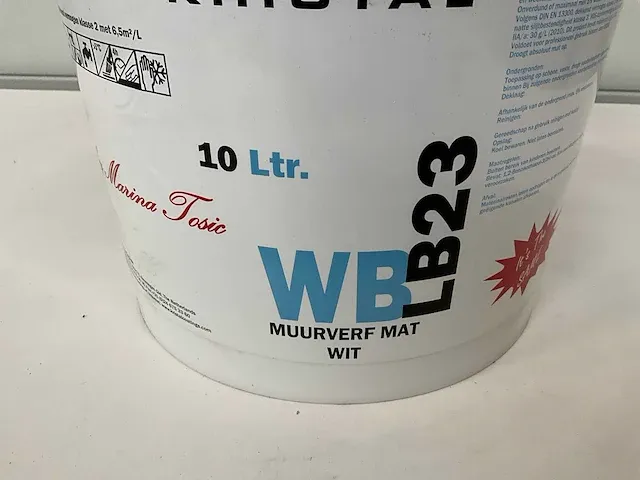Kristal muurverf mat verf (5x) - afbeelding 2 van  4