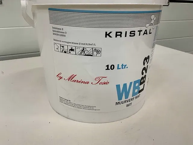 Kristal muurverf mat verf (5x) - afbeelding 4 van  4