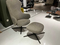 Kristalia dua relaxfauteuil inclusief voetbank - afbeelding 2 van  9