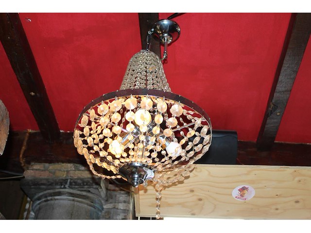 Kristallook hanglamp doorsnede 40 cm. - afbeelding 1 van  2