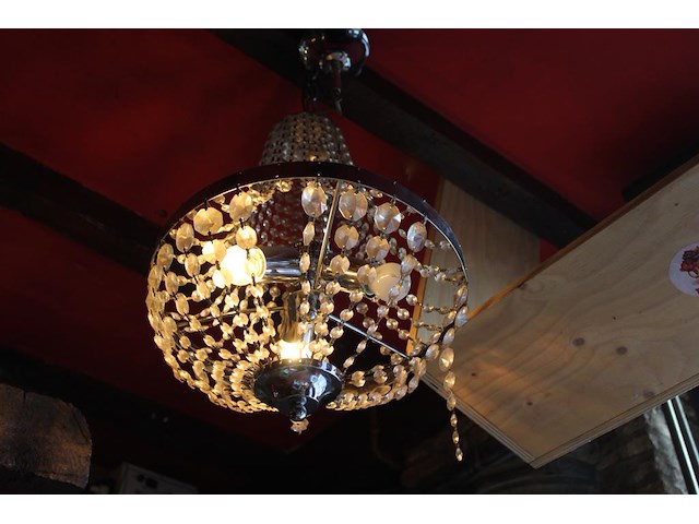 Kristallook hanglamp doorsnede 40 cm. - afbeelding 2 van  2