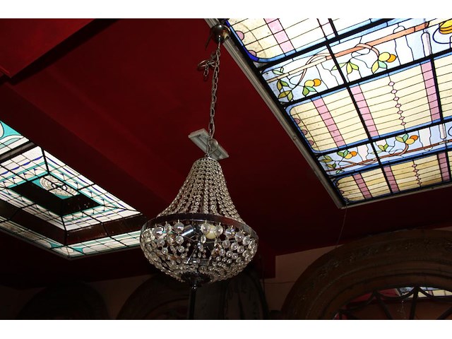 Kristallook hanglamp doorsnede 40 cm. - afbeelding 2 van  2