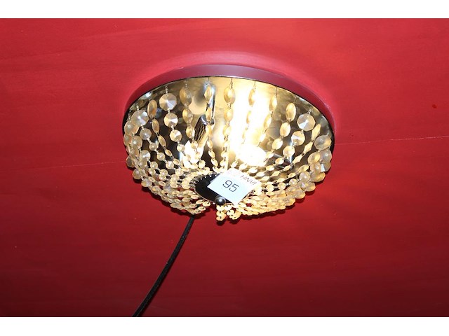 Kristallook plafonniere doorsnede 40 cm. - afbeelding 1 van  2