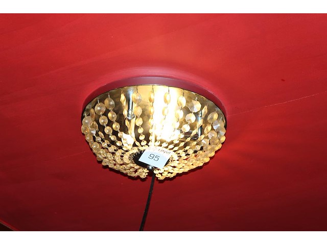 Kristallook plafonniere doorsnede 40 cm. - afbeelding 2 van  2