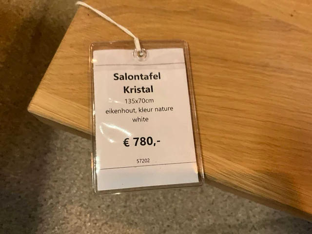 Kristel eiken salontafel - afbeelding 6 van  6