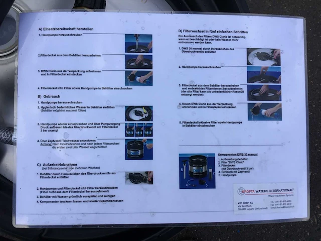 Krofta dws 30 drinkwaterzuiverings machine - afbeelding 2 van  3
