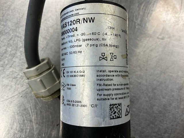 Krom schroder vas120r/nw gasklep - afbeelding 5 van  5