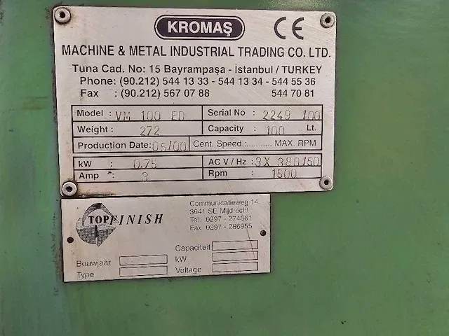 Kromas - vm 100 ed - ontbraamtrommel - 2000 - afbeelding 6 van  15