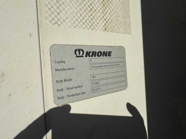 Krone - 2013 - sd geconditioneerd - oplegger - afbeelding 3 van  25