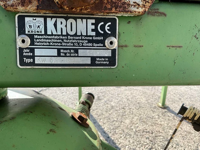 Krone kw6.70/6 schudder - afbeelding 16 van  18