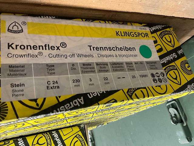 Kronenflex c24 extra slijpschijf (5x) - afbeelding 5 van  5
