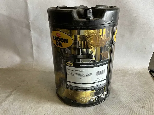 Kroon olie presteza msp 0w-20 motorolie 20 liter - afbeelding 1 van  3