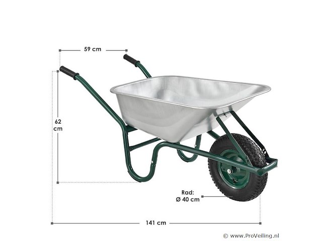 Kruiwagen 100 l - afbeelding 5 van  11