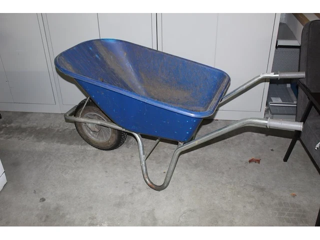 Kruiwagen blauw. margeproduct - afbeelding 2 van  2