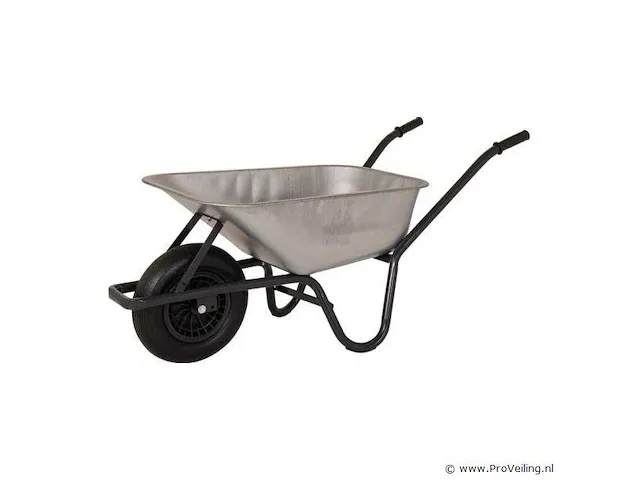 Kruiwagen gegalv. bak 85 liter hq - afbeelding 2 van  4