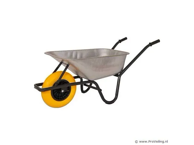 Kruiwagen gegalv bak anti-lek 85 liter - afbeelding 2 van  4