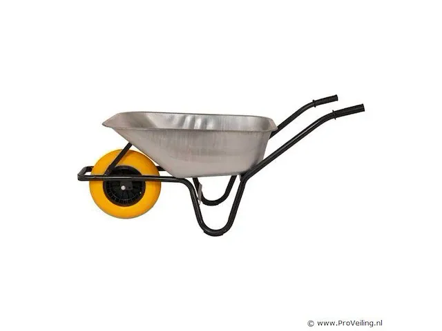 Kruiwagen gegalv bak anti-lek 85 liter - afbeelding 3 van  4