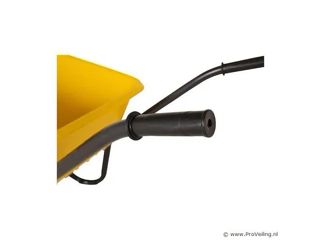 Kruiwagen kunststof gele bak 85 liter hq anti-lek - afbeelding 4 van  4