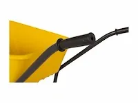 Kruiwagen kunststof gele bak 85 liter hq - afbeelding 4 van  4