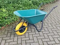 Kruiwagen kunststof groene bak 85 liter hq anti-lek