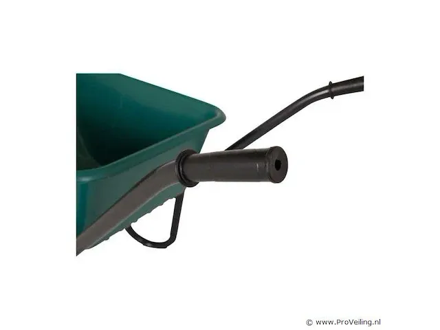 Kruiwagen kunststof groene bak 85 liter hq - afbeelding 4 van  4