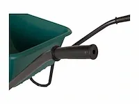Kruiwagen kunststof groene bak 85 liter hq - afbeelding 4 van  4