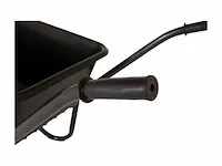 Kruiwagen kunststof zwarte bak 80 liter hq anti-lek - afbeelding 4 van  4