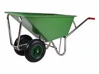 Kruiwagen poly 160 liter 2 wielen