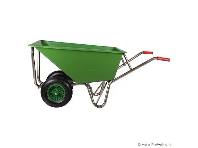 Kruiwagen poly 160 liter 2 wielen - afbeelding 2 van  3
