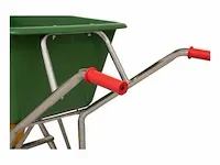 Kruiwagen poly 160 liter anti-lek 2 wielen - afbeelding 3 van  3