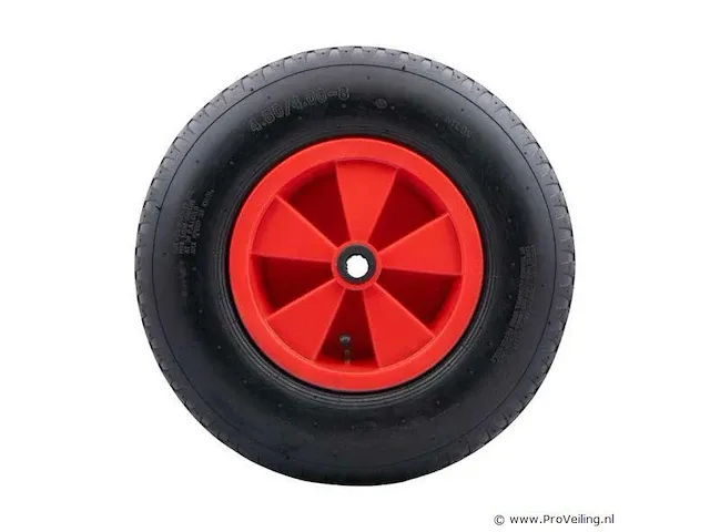 Kruiwagen/skelterwiel, 4.00-8, asgat 20 mm. - afbeelding 2 van  3
