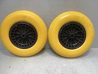 Kruiwagenwielen (2x) - afbeelding 1 van  3