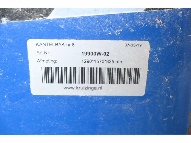 Kruizinga - 1990w-02 - kantelbak - afbeelding 5 van  5