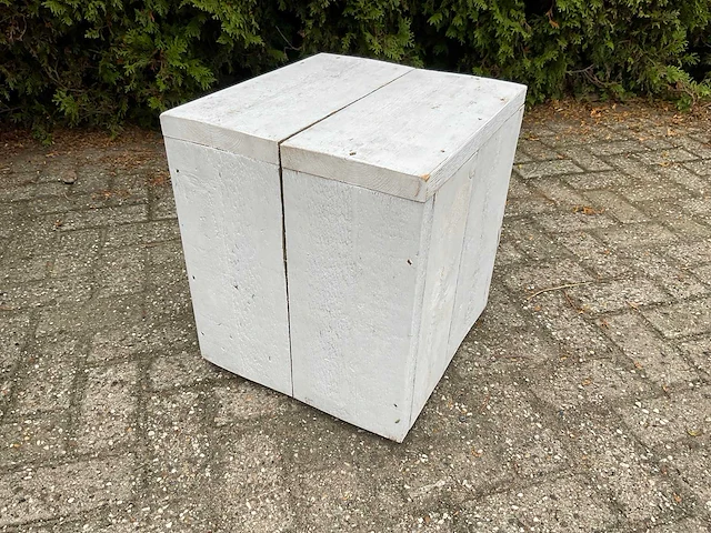 Kruk steigerhout - laag (30x) - afbeelding 1 van  3