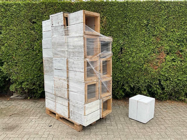 Kruk steigerhout - laag (30x) - afbeelding 2 van  3